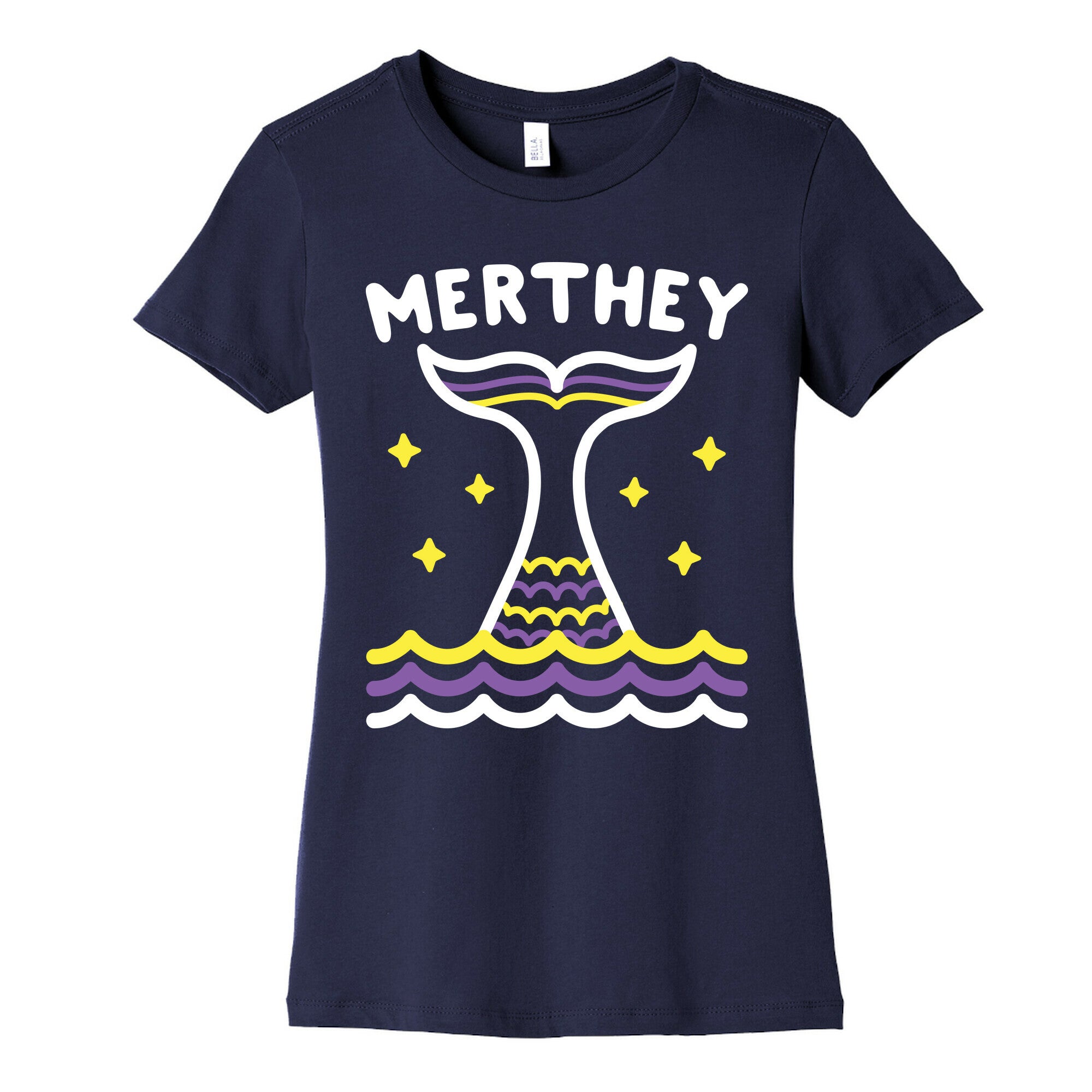 Merthey (Non-Binary Mermaid) Women's Cotton Tee
